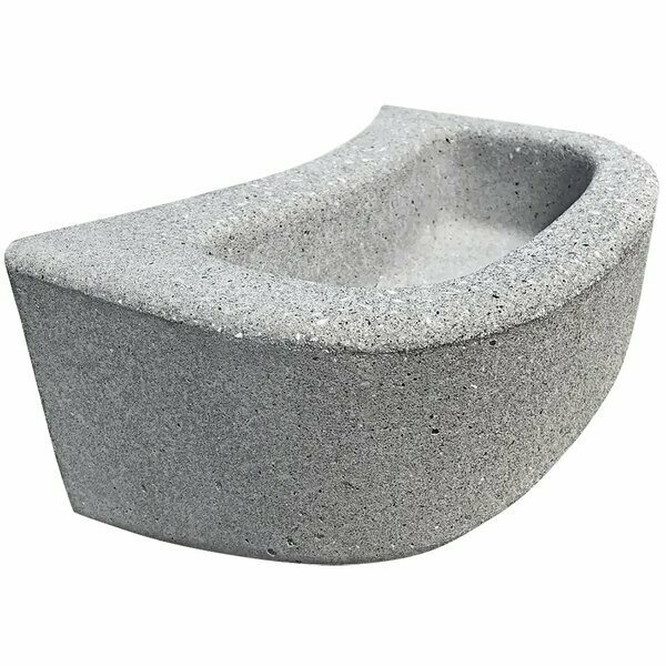 Wausau Tile TF2091 Cigarette Ash Receptacle for Concrete Round Trash Receptacle 676TF2091